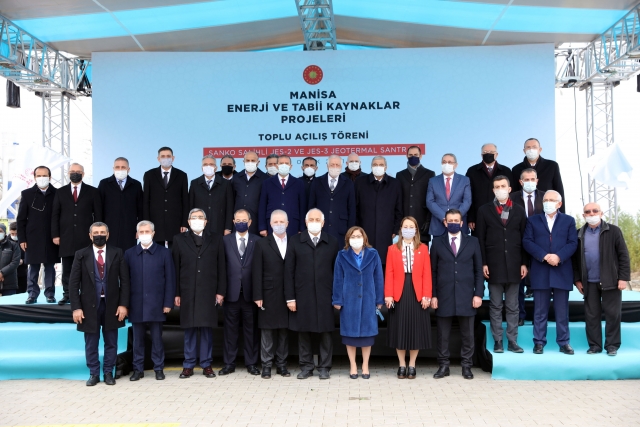 Sanko Enerji Salihli JES törenle açıldı 