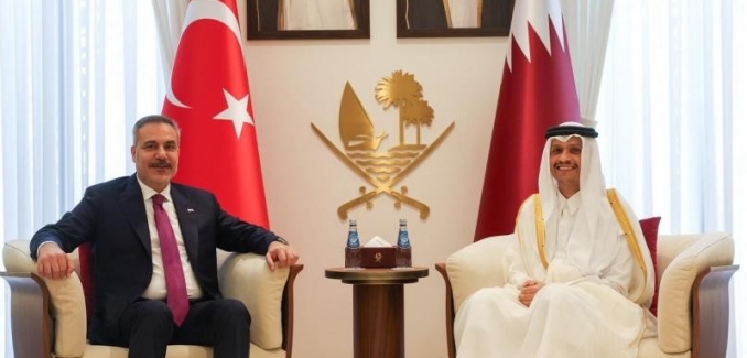 Bakan Fidan, Katarlı mevkidaşı Al Thani ile görüştü