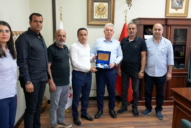 NİZİP CUMHURİYET BAŞSAVCISI SN. ERHAN BİROL’DAN  ODAMIZA VEDA ZİYARETİ