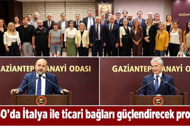 GSO'da İtalya ile ticari bağları güçlendirecek protokol