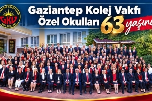 Gaziantep Kolej Vakfı Özel Okulları 63 yaşında